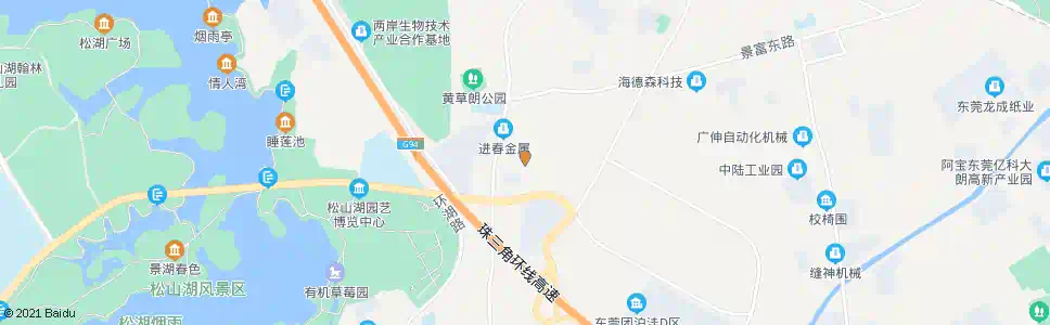 东莞黄草朗工业区_公交站地图_东莞公交_妙搜公交查询2025