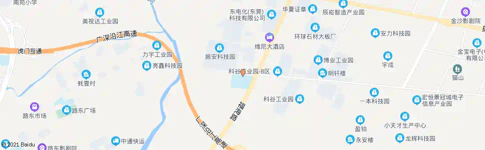 东莞福海学校北门_公交站地图_东莞公交_妙搜公交查询2025