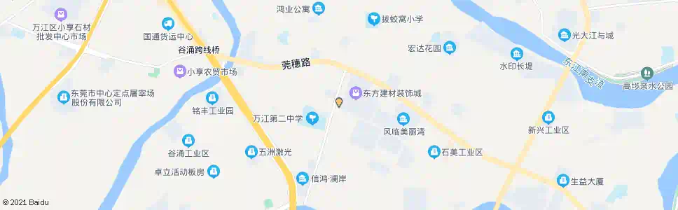 东莞拨蛟窝_公交站地图_东莞公交_妙搜公交查询2025