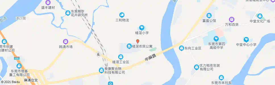 东莞槎滘综合市场_公交站地图_东莞公交_妙搜公交查询2025