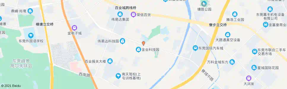 东莞金业电子_公交站地图_东莞公交_妙搜公交查询2025