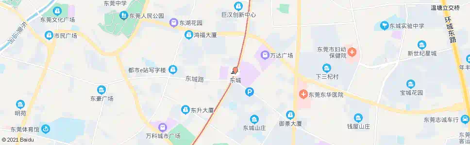 东莞东城站_公交站地图_东莞公交_妙搜公交查询2025