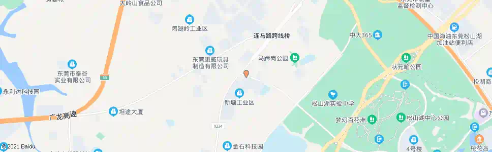 东莞马蹄岗路口_公交站地图_东莞公交_妙搜公交查询2025