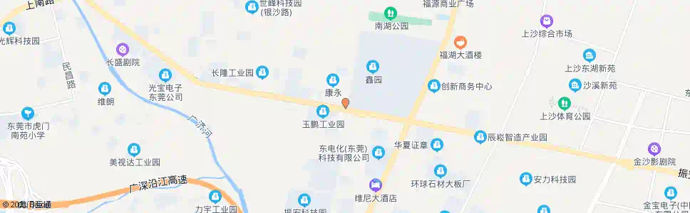 东莞江西南街_公交站地图_东莞公交_妙搜公交查询2025