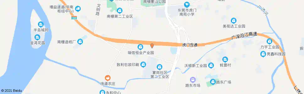 东莞宴岗路口_公交站地图_东莞公交_妙搜公交查询2025