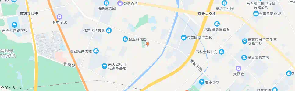 东莞金业电子城_公交站地图_东莞公交_妙搜公交查询2025