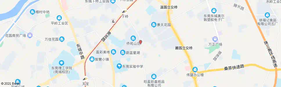 东莞侨苑山庄_公交站地图_东莞公交_妙搜公交查询2025