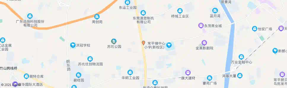 东莞金美路口_公交站地图_东莞公交_妙搜公交查询2025