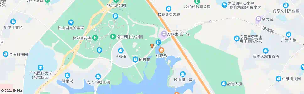东莞中国银行(松山湖)_公交站地图_东莞公交_妙搜公交查询2025