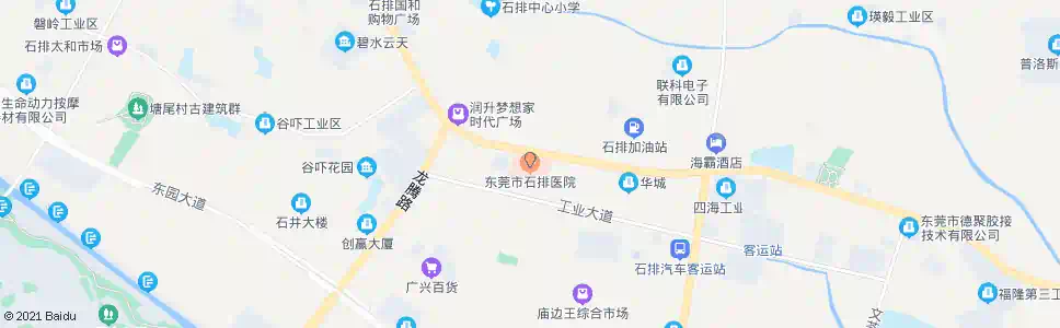 东莞石排医院(东莞)_公交站地图_东莞公交_妙搜公交查询2025