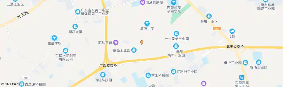 东莞护安围一村_公交站地图_东莞公交_妙搜公交查询2025