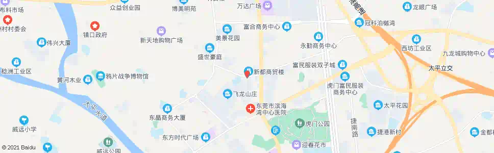 东莞虎门电商产业园_公交站地图_东莞公交_妙搜公交查询2025