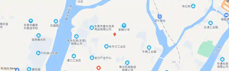 东莞朱平沙_公交站地图_东莞公交_妙搜公交查询2025