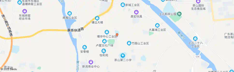 东莞增埗村委会_公交站地图_东莞公交_妙搜公交查询2025