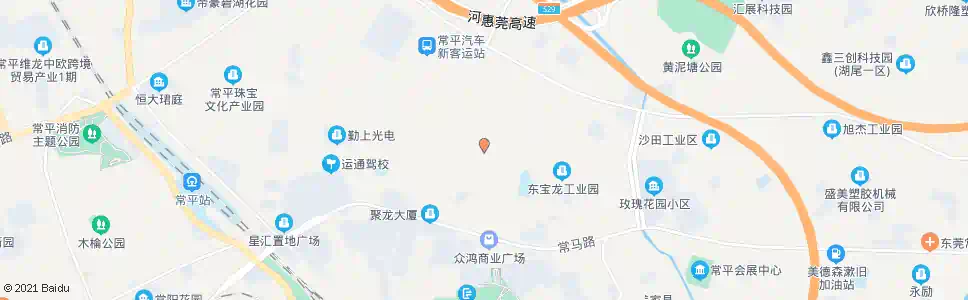 东莞横江厦路口_公交站地图_东莞公交_妙搜公交查询2025