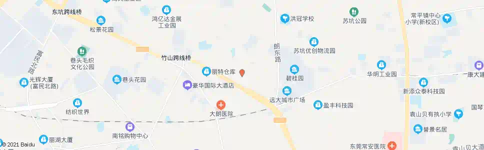 东莞大井头第二工业区_公交站地图_东莞公交_妙搜公交查询2025