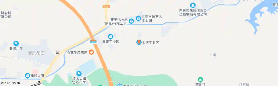 东莞金河工业区东_公交站地图_东莞公交_妙搜公交查询2025