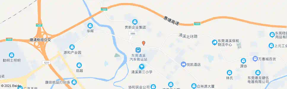 东莞清溪法院_公交站地图_东莞公交_妙搜公交查询2025