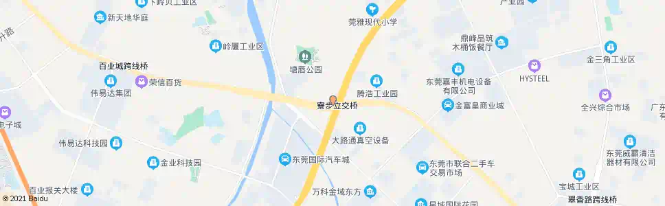 东莞塘唇_公交站地图_东莞公交_妙搜公交查询2025