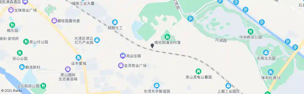 东莞茶山南社社区_公交站地图_东莞公交_妙搜公交查询2025