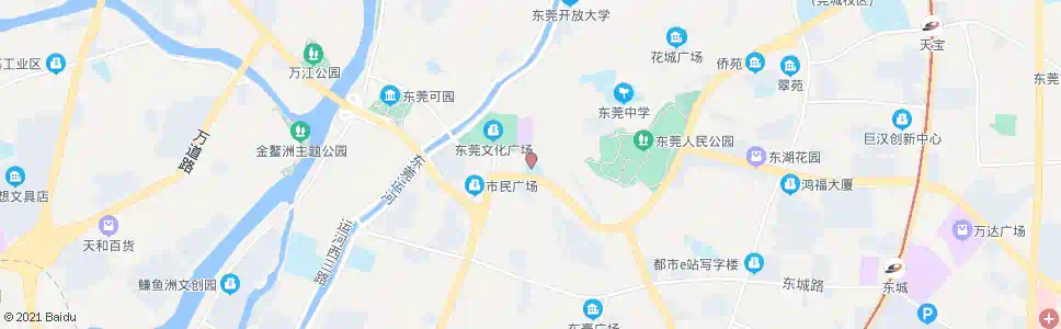 东莞实验小学_公交站地图_东莞公交_妙搜公交查询2025