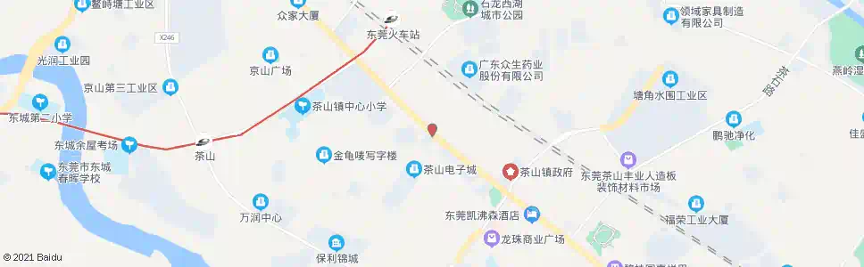 东莞横江村口_公交站地图_东莞公交_妙搜公交查询2025
