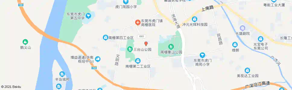 东莞南栅市场(健侨医院)_公交站地图_东莞公交_妙搜公交查询2025