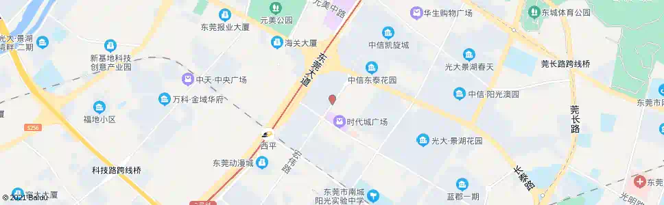 东莞格林小城南_公交站地图_东莞公交_妙搜公交查询2025