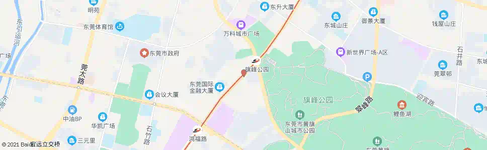 东莞旗峰地铁站_公交站地图_东莞公交_妙搜公交查询2025