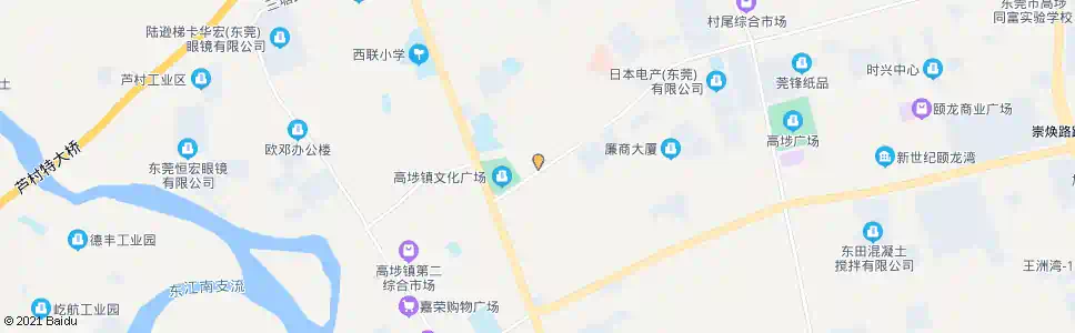 东莞高埗工商分局_公交站地图_东莞公交_妙搜公交查询2025