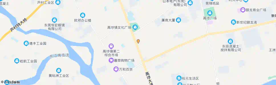 东莞高埗经贸大楼_公交站地图_东莞公交_妙搜公交查询2025