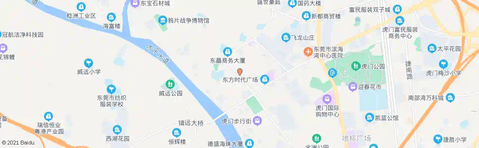 东莞粤华童装城_公交站地图_东莞公交_妙搜公交查询2025