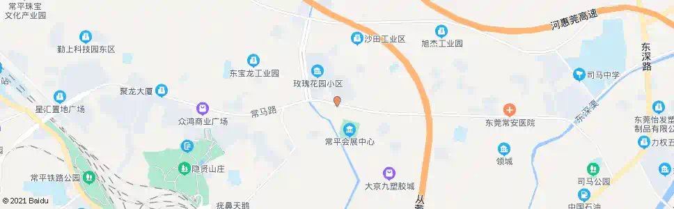 东莞花和小城_公交站地图_东莞公交_妙搜公交查询2025