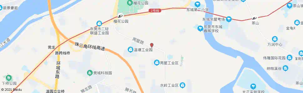 东莞周屋市场_公交站地图_东莞公交_妙搜公交查询2025