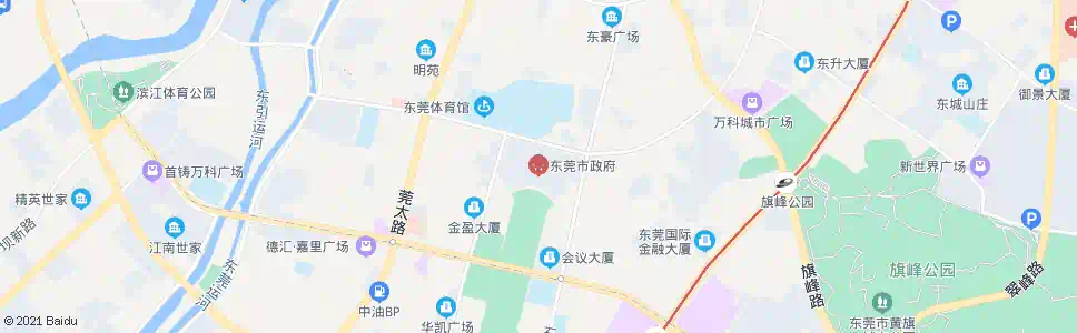 东莞镇政府西门_公交站地图_东莞公交_妙搜公交查询2025