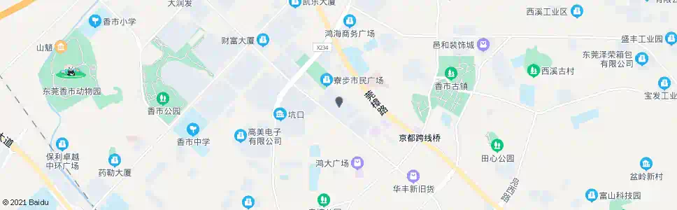 东莞万润广场_公交站地图_东莞公交_妙搜公交查询2025