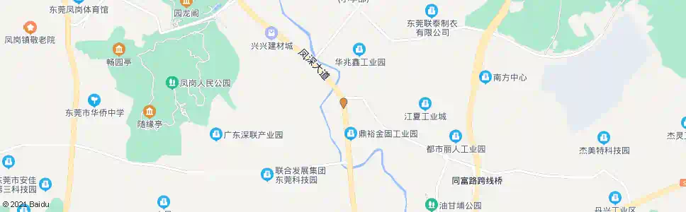东莞凤德岭_公交站地图_东莞公交_妙搜公交查询2025