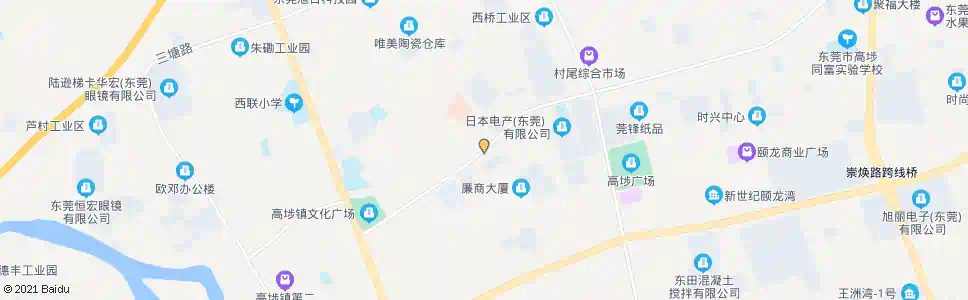 东莞高埗医院路口_公交站地图_东莞公交_妙搜公交查询2025