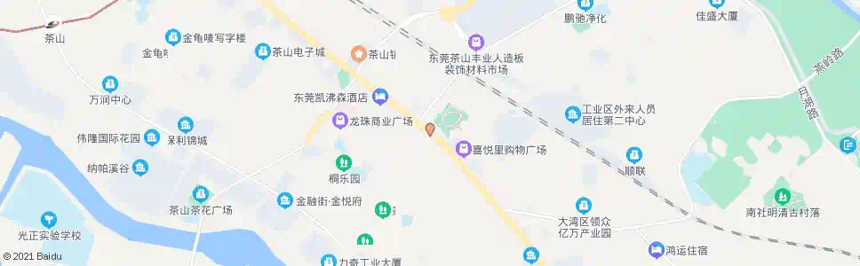 东莞东岳古庙_公交站地图_东莞公交_妙搜公交查询2025