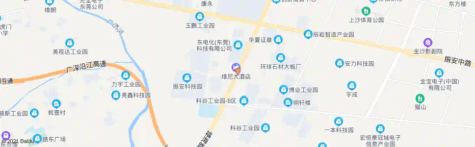 东莞长富公寓_公交站地图_东莞公交_妙搜公交查询2025