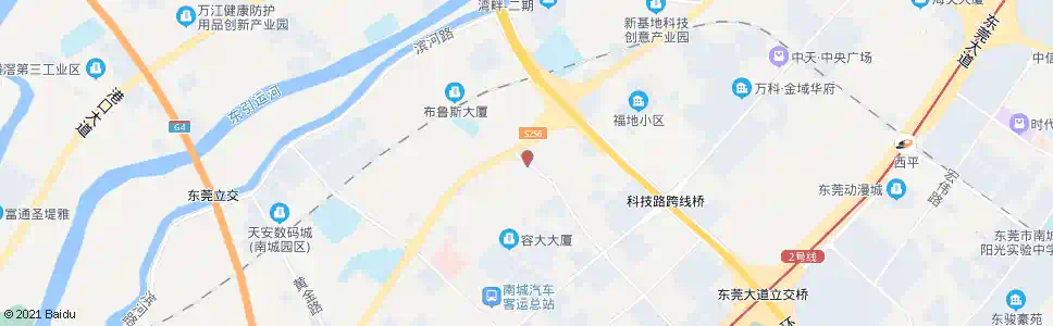 东莞周溪商业街_公交站地图_东莞公交_妙搜公交查询2025