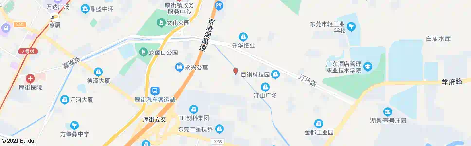 东莞东锐桥_公交站地图_东莞公交_妙搜公交查询2025