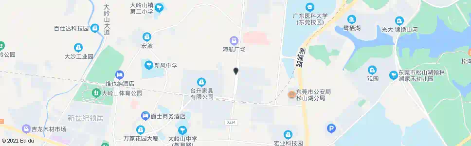 东莞大岭山科技工业园_公交站地图_东莞公交_妙搜公交查询2025