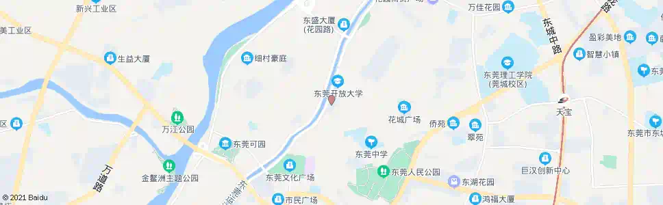 东莞经贸中心_公交站地图_东莞公交_妙搜公交查询2025