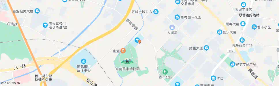 东莞香市小学_公交站地图_东莞公交_妙搜公交查询2025