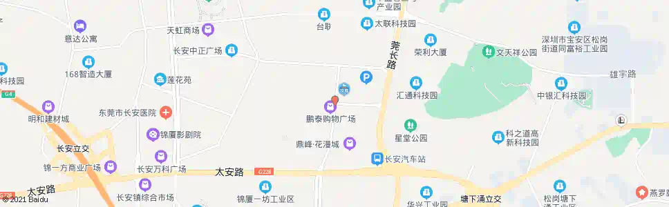 东莞霄边邮政局_公交站地图_东莞公交_妙搜公交查询2025