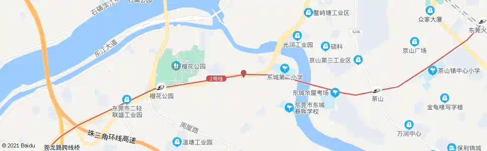 东莞余屋北_公交站地图_东莞公交_妙搜公交查询2025