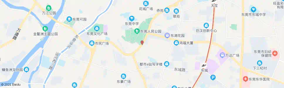 东莞岗贝市场_公交站地图_东莞公交_妙搜公交查询2025