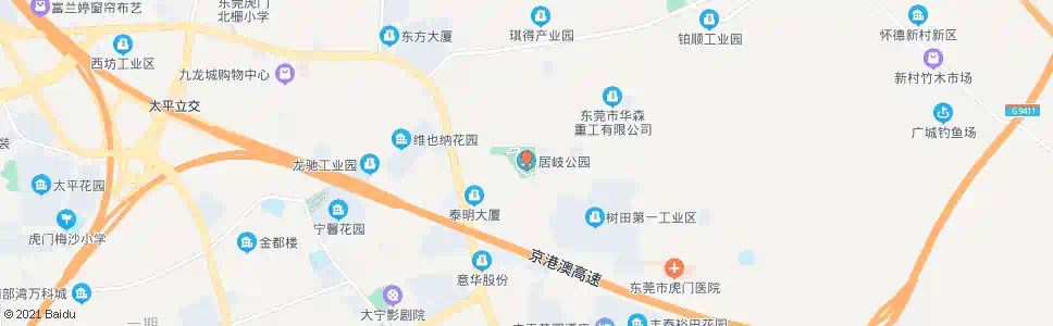 东莞居岐社区(居岐公园)_公交站地图_东莞公交_妙搜公交查询2025
