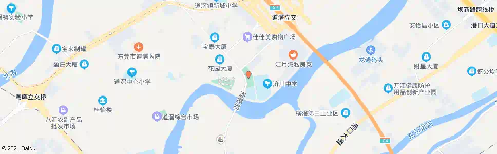 东莞济川广场_公交站地图_东莞公交_妙搜公交查询2025